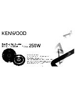 Kenwood KFC-1690ie Installation Instructions Manual preview