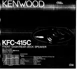 Preview for 2 page of Kenwood KFC-415C Installation Instructions