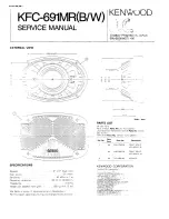 Kenwood KFC-691MR (B/W) Servise Manual preview