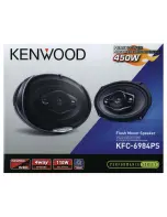 Kenwood KFC-6984PS Installation Instructions Manual preview