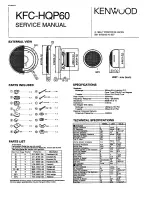 Kenwood KFC-HQP60 Service Manual preview