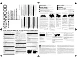 Kenwood KFC-S402P Instruction Manual preview