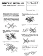 Предварительный просмотр 3 страницы Kenwood KFC-ST30 Install Manual