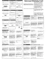 Предварительный просмотр 5 страницы Kenwood KFC-W110S Instruction Manual