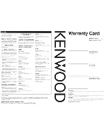 Preview for 11 page of Kenwood KFC-W110S Instruction Manual