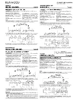 Preview for 1 page of Kenwood KFC-W2516PS Instruction Manual