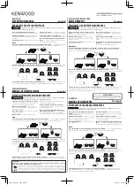 Preview for 1 page of Kenwood KFC-XW10 Instruction Manual