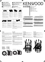 Kenwood KFC-XW1012DVC Instruction Manual preview