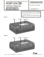 Preview for 1 page of Kenwood KGP-2A Service Manual Supplement