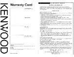 Preview for 3 page of Kenwood KH-CR500 Instructions