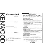 Preview for 3 page of Kenwood KH-KR900 Instruction Manual