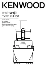 Kenwood KHH30 multizone Instructions Manual preview