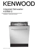 Preview for 1 page of Kenwood KID60B12 Installation Instructions Manual