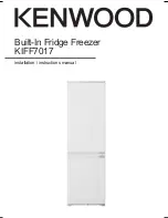 Kenwood KIFF7017 Installation Instructions Manual preview