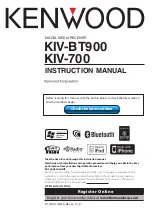 Preview for 1 page of Kenwood KIV-700 Instruction Manual