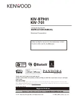 Предварительный просмотр 1 страницы Kenwood KIV-701 Instruction Manual