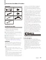 Предварительный просмотр 79 страницы Kenwood KIV-701 Instruction Manual