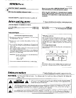 Предварительный просмотр 2 страницы Kenwood KM-X1000 Instruction Manual