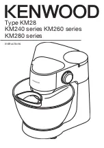 Предварительный просмотр 1 страницы Kenwood KM240 series Instructions Manual