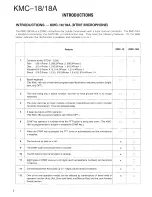 Предварительный просмотр 2 страницы Kenwood KMC-18 Service Manual