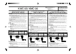 Preview for 1 page of Kenwood KMC-35 Instruction Manual