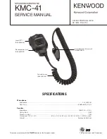 Kenwood KMC-41 Service Manual preview