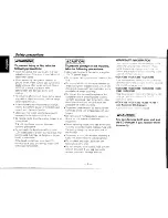 Preview for 4 page of Kenwood KMD-42 Instruction Manual