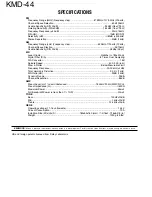 Preview for 24 page of Kenwood KMD-44 Service Manual