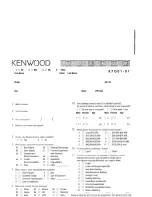 Предварительный просмотр 53 страницы Kenwood KMDX92 Instruction Manual