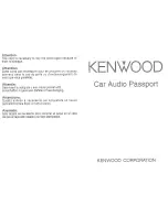 Предварительный просмотр 55 страницы Kenwood KMDX92 Instruction Manual