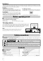 Предварительный просмотр 2 страницы Kenwood KMF-X9000 Instruction Manual