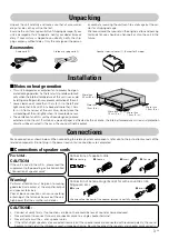 Предварительный просмотр 3 страницы Kenwood KMF-X9000 Instruction Manual