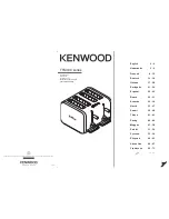 Preview for 1 page of Kenwood kMix TTM040 series Instructions Manual