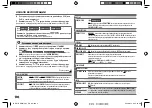 Preview for 20 page of Kenwood Kmm-101AY Instruction Manual