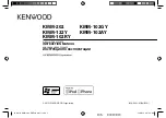 Preview for 1 page of Kenwood KMM-102AY Instuction Manual