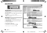 Предварительный просмотр 10 страницы Kenwood KMM-105 Instruction Manual