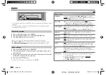 Предварительный просмотр 10 страницы Kenwood KMM-105AY Instruction Manual