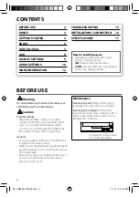 Предварительный просмотр 4 страницы Kenwood KMM-257 Instruction Manual