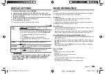 Preview for 17 page of Kenwood KMM-303BT Instruction Manual