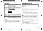 Preview for 33 page of Kenwood KMM-BT209 Instruction Manual