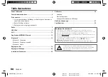 Preview for 44 page of Kenwood KMM-BT209 Instruction Manual