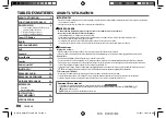 Preview for 46 page of Kenwood KMM-BT222U Instruction Manual