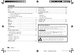 Предварительный просмотр 8 страницы Kenwood KMM-BT228U Instruction Manual