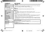 Preview for 4 page of Kenwood KMM-BT302 Instruction Manual