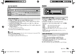 Preview for 29 page of Kenwood KMM-BT302 Instruction Manual