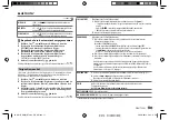 Preview for 35 page of Kenwood KMM-BT302 Instruction Manual