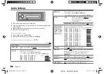 Preview for 20 page of Kenwood KMM-BT306 Instruction Manual