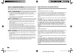 Preview for 36 page of Kenwood KMM-BT306 Instruction Manual