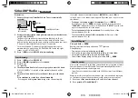 Preview for 10 page of Kenwood KMM-BT308 Instruction Manual