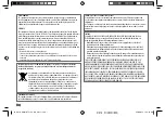 Предварительный просмотр 2 страницы Kenwood KMM~BT312U Instruction Manual